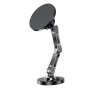 Strong Magnetic Phone Holder Car Stand Foldable Alloy Car Phone Holder Stand Magnet Car Mobile Bracket for iPhone 16 16 Pro for Samsung Galaxy S25 Ultra for Xiaomi 15pro