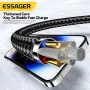 ESSAGER ES-X49 3A 65W USB-A/Type-C to Type-C/iP кабель для быстрой зарядки и передачи данных медный сердечник длиной 1 м для iPhone 15 14 13 для Huawei Mate60 Pro для Samsung Galaxy Z Flip4 для Xiaomi 13pro