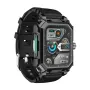Rogbid Tank S3 Pro 2.02inch HD Screen 710mAh Battery AI Voice Assistant bluetooth Call Heart Rate Blood Pressure Blood Oxygen Monitor Sleep Monitoring Multi-sport Modes Music Playback 5ATM&IP69 Waterproof Smart Watch