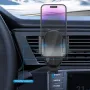 LDNIO MV21 15W Wireless Charger Car Phone Holder Grip Mobile Clamp Stand Retractable Base Bracket Support for IPhone 15 14 13 for Samsung Galaxy S24 for Huawei Pura 70 Ultra