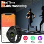 Weofly Explorer 1.43inch AMOLED Display AI Voice Assistant bluetooth Call Heart Rate Blood Pressure Blood Oxygen Monitor Sleep Monitoring Breathing Exercise Female Health Multi-sport Modes IP68 Waterproof Smart Watch