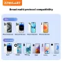 TECLAST X100 Pro 20W 10000mAh Carregador portátil magnético sem fio com 1 entrada e 2 saídas, suporte para carregamento rápido PD/QC/AFC/FCP, suporte integrado para iPhone 16, 15, 14, 13 Pro Max, Huawei Nova Flip e Samsung Galaxy Z Fold6