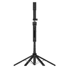 C12 Portable Four-corner Stand 360° Rotation Gimbal AI Facial Tracking Selfie Mount Bracket with Wireless Remote Control for Video Recording and Live Streaming