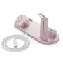 Carregador sem fio Qi 4 em 1, carregador de telefone, carregador de relógio, carregador de fones de ouvido para smartphones com tecnologia Qi, para iPhone, Samsung, Apple Watch, Apple AirPods Pro