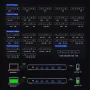[GaN Tech] Blitzwolf® BW-i100 120W 5-Port USB PD Charger 2USB-A+3USB-C PD3.0 QC3.0 AFC FCP SCP PPS PE APPLE Fast Charging Desktop Charging Station EU Plug for iPhone 15 14 13 for Samsung Galaxy Z Flip4 for MacBook Pro for Airpods for Apple Watch