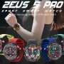 LOKMAT ZEUS 5 PRO 1.54 inch Power Metallurgy 5ATM Heart Rate Blood Oxygen Blood Pressure Monitor Outdoor Sports Smart Watch