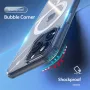 DUX DUCIS Slim Transparent Phone Case Strong Magnetic Attraction Cover with Airbag Shockproof for iPhone 15 15Plus 15 Pro 15Pro Max