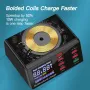 Carregador USB PD3.0 QC3.0 de 100 W com 8 portas Bakeey, estação de carregamento de mesa, carregador inteligente, carregador sem fio de 10 W, base de carregamento para iPhone 11 SE 2020, Huawei