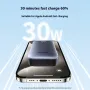 UGreen PB502 30W 36Wh 10000mAh Bank Kuasa Paparan Digital Luaran Bekalan Kuasa Bateri dengan 1 Input & 2 Output Pengecasan Pantas untuk iPhone 15 14 13 Pro untuk Samsung Galaxy Z Fold 6 untuk Huawei Pura 70 Ultra