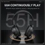 ONIKUMA GT811 bluetooth 5.4 Gaming Headset Dual Noise Reduction Headphone ANC ENC Noise Cancelling 40mm Horn 55H Playback 60ms Low Game Delay Support 3.5mm Wired Connection On-ear E-sports Headphones