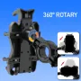 Bike Phone Holder 360° View Phone Stand Mount Navigation Bracket Shockproof Anti Vibration for Bicycle Motorcycle