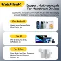 [GaN Tech] ESSAGER ES-CD45 PD33W 2-Port USB PD Charger USB-A+USB-C PD3.0 QC4.0 AFC FCP PPS iP2.4A Fast Charging Digital Display Wall Charger Adapter EU Plug for iPhone 16 16 Pro 15 14 13 Pro Max for Xiaomi 15pro for Samsung Galaxy Z Flip6