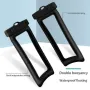 30M Waterproof Swimming Phone Case Sealed Dry Bags IPX8 Thin Float Double Airbags with Strap for 7.2inch Cell Phone