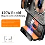 V88 120W Car Mount Phone Holder Intelligent Infrared Induction Air Vent Clip 15W Car Wireless Charger Magnetic for iPhone 16 16 Pro 15 14 13 for Samsung for Xiaomi for Huawei