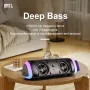XDOBO BMTL 20W Bluetooth-högtalare Bärbar högtalare Dubbla 52mm-element Dubbla basmembran RGB-ljus TWS 2500mAh Handsfree-samtal IPX6 Vattentät Trådlösa högtalare för utomhusbruk