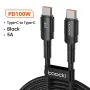 สายเคเบิล Toocki Type-C ถึง Type-C 100W QC4.0 ชาร์จเร็ว ส่งข้อมูลด้วยสายแกนหนา ยาว 0.5 ม./1 ม./2 ม. สำหรับ Huawei Mate50 สำหรับ Xiaomi Mi13 สำหรับ Samsung Galaxy Z Flip 4 สำหรับ OPPO Reno8 สำหรับ Pad Air4 10.9