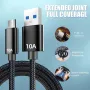 6A 120W USB-A to Type-C кабель для быстрой зарядки и передачи данных медный шнур длиной 1M/2M для iPhone 16 15 15 Plus для Huawei Mate XT для Xiaomi MIX Fold4 для Samsung Galaxy Z Fold6