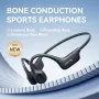 Sanag B21S AirFly Kemik İletimli Kulaklık bluetooth 5.4 Kulaklık HiFi Surround Stereo Derin Bas 360¡ã Esnek Düşük Gecikmeli Spor Boyun Bandı Kablosuz Kulaklık
