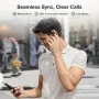 BlitzRock BR-CT3 Open Ear Earbuds bluetooth V5.4 Earphones Air Conduction Earhook Enhanced Bass 4 Mics Clear Calls App Control 28H Playtime Sports Headphones