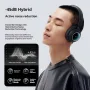 Fone de ouvido para jogos Bluetooth EDIFIER HaloSpace 2.4G sem fio ANC - 45dB com cancelamento de ruído, áudio de alta resolução, duração da bateria de 50 horas, fones de ouvido para jogos de e-sports com fio