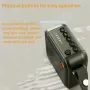 Sansui F39 20W Mini bluetooth Hoparlör Dörtlü Sürücüler HiFi Stereo Bas TWS Tam Bant Radyo MP3 Müzik Çalar Desteği TF Kart/U Disk/OTG/3.5mm AUX Oynatma Kablosuz Taşınabilir Subwoofer