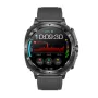 ET492 1.43inch AMOLED Display ECG Micro-physical Examination Non-invasive Blood Sugar Uric Acid and Lipid Function bluetooth Call Heart Rate Blood Pressure Blood Oxygen Monitor Sleep Monitoring Multi-sport Modes Music Playback IP68 Waterproof Smart Watch