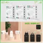 150W 6 Portlu 4USB+2PD Çok Portlu 5V 2.4A Hızlı Şarj Cihazı Duvar Şarj Adaptörü AB Fişi iPhone 13 14 14Pro için Redmi K60 için Huawei Mate50 için Samsung Galaxy S23 için