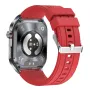 ET588 Display AMOLED da 1,96 pollici Funzione esame microfisico ECG Chiamata Bluetooth Frequenza cardiaca Pressione sanguigna Monitoraggio dell'ossigeno nel sangue Monitoraggio del sonno Misurazione BMI Acido urico Funzione lipidica Esercizio di respirazi