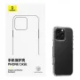 Custodia protettiva per cellulare Baseus Simple Series Airbag, trasparente, con retro trasparente, per iPhone 16, 16 Plus, 16 Pro e 16 Pro Max