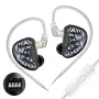 KZ AS24 Pro HiFi Earphone In-ear Monitor Earbuds 24 Balanced Armature Drivers 4-level Tuning Switch DLP 3D Printing Technology 3.5mm Jack Earbuds Headset