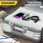 [GaN Tech] Carregador USB PD ESSAGER ES-CD35 de 67 W com 4 portas 2USB-A+2USB-C PD3.0 QC4.0 AFC FCP SCP PPS BC1.2 DCP Apple2.4A Adaptador de carregador de parede de carregamento rápido com plugue UE e plugue EUA com cabo de alimentação C8 de 1 m