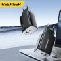 [GaN Tech] ESSAGER ES-CD40 45W 2-Port USB PD Charger USB-A+USB-C PD3.0 QC4.0 PPS FCP AFC Apple 2.4A Fast Charging Wall Charger Adapter EU Plug for iPhone 15 14 13 for Huawei Pura 70 Ultra for Xiaomi Civi4 Pro for Samsung Galaxy S24