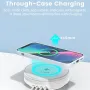 LDNIO AW003 32W 5-in-1 Desktop Wireless Charger Charging Station with 4-Port PD/QC3.0 Fast Charger and Wireless Charger Pad EU Plug/US Plug for iPhone 16 16 Pro 15 14 13 Pro Max for iPad Pro for MacBook Pro for Airpods