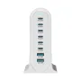 [GaN Tech] Bakeey YMX-986 286W 8-Port USB PD Charger 2USB-A+6USB-C PD QC Fast Charging Desktop Charging Station EU Plug US Plug for iPhone 15 14 13 Pro for Xiaomi MIX Fold 4 for Samsung Galaxy Z Flip6 for Huawei Nova Flip