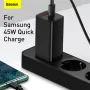 [GaN Tech] Baseus GaN2 Lite 65W 2-Port USB PD Charger USB-A+USB-C PD3.0 QC4+ QC3.0 SCP MTK Fast Charging Wall Charger Adapter EU Plug for iPhone 15 14 13 for Huawei Mate60 Pro for Xiaomi 14pro for Samsung Galaxy S24