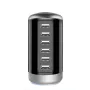 6A 6-Port USB Charger 6USB-A Fast Charging Desktop Veritical Charging Station EU Plug US Plug for iPhone 15/14/13pro Max for Huawei Pura 70 Ultra for Xiaomi Civi4 Pro for Samsung Galaxy S24