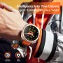 Weofly Vives 1.43inch AMOLED Display AI Voice Assistant bluetooth Call Heart Rate Blood Oxygen Monitor Sleep Monitoring Stress Tracking Female Health Breathing Exercise Multi-sport Modes IP68 Waterproof Smart Watch
