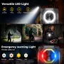 Ulefone Armor Mini 20 Versatile LED Light 4.7 inch 50MP Camera 64MP Night Camera 16GB 256GB 33W Fast Charge 15W Wireless Charge Android 14 NFC Helio G99 IP68 IP69K Waterproof 4G Rugged Smartphone