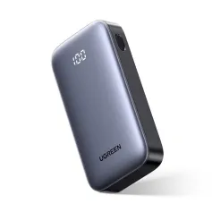 UGreen PB502 30W 36Wh 10000mAh Power Bank External Digital Display Battery Power Supply with 1 Input & 2 Outputs Fast Charging for iPhone 15 14 13 Pro for Samsung Galaxy Z Fold 6 for Huawei Pura 70 Ultra