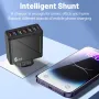 LYK-885 15W 3.1A 6-Port USB Charger 6USB-A Fast Charging Wall Charger Adapter EU Plug US Plug for iPhone 16 15 14 13 12 for Huawei Mate XT for Xiaomi 15pro for Samsung Galaxy Z Flip6