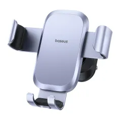 Soporte para teléfono de coche Baseus Metal Era Go Gravity con ventilación de aire y gancho giratorio de 360°, universal para teléfonos móviles de 4,7 a 7,2 pulgadas