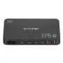 [GaN Tech] Blitzwolf? BW-S30 175W 6 Portlu USB PD Şarj Cihazı 4USB-C+2USB-A QC PD Dijital Ekranlı Hızlı Şarj Masaüstü Şarj İstasyonu iPhone 16 16 Pro 15 14 13 Pro Max MacBook Pro Airpods Apple Watch