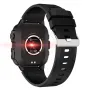QX11 1.96inch HD Screen bluetooth Call Heart Rate Blood Pressure SpO2 Monitor Breath Training SOS Sleep Monitoring Multi-sport Modes Music Playback 3ATM Waterproof Smart Watch
