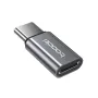 Adaptador convertidor Toocki Z9 Tipo-C macho a IP hembra de aleación de aluminio para teléfono, computadora y portátil