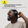 Baseus Bowie H1s Pro ANC Headset bluetooth 5.4 Headphone -45dB Active Noise Cancelling Dual Mic Noise Reduction 50mm Driver Unit Spatial Audio 65H Playback Low Game Delay 3.5mm Wired Foldable On-ear Headphones