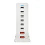 [GaN Tech]Bakeey 286W 8-Port USB PD Charger 2USB-A+6USB-C PD QC Fast Charging Desktop Charging Station EU Plug US Plug for iPhone 15 14 13 for Samsung Galaxy S24 for Huawei Pura70 Ultra for Xiaomi Civi 4 Pro