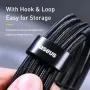 Baseus CafuLe Type-C to Type-C PD 2.0 60W 100W Flash Charging Data Cable For Samsung Galaxy S22 S22 Ultra Galaxy Z Flip 4 For Xiaomi Mi 12T Redmi Note 12 Huawei P50