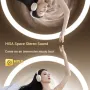 Havit H668BT Foldable ANC Headset Wireless bluetooth 5.4 Headphone -25dB Active Noise Cancelling 3-Mic Call Noise Reduction 40mm Titanium-plated Diaphragm Deep Bass 80H Playback 38ms Low Game Delay On-ear Gaming Headphones