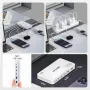 [GaN Tech] Blitzwolf® BW-i100 120W 5-Port USB PD Charger 2USB-A+3USB-C PD3.0 QC3.0 AFC FCP SCP PPS PE APPLE Fast Charging Desktop Charging Station EU Plug for iPhone 15 14 13 for Samsung Galaxy Z Flip4 for MacBook Pro for Airpods for Apple Watch