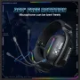 ONIKUMA GT808 Tri-mode Gaming Headset Wireless bluetooth Earphone 40mm Speaker Surround Stereo Sound RGB Light Breathable Earmuffs Adaptive Headband Wired E-sports Headphones with 360° Rotary Microphone